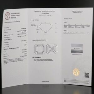 Diamond ring 6.74 CTW, IGI REPORT